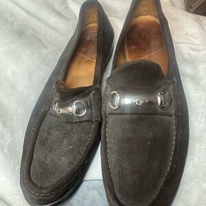 Men's Brown Suede Loafers